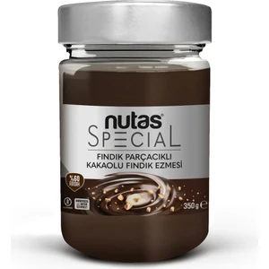 Special Fındık Parçacıklı Kakaolu Fındık Ezmesi - %60 Fındık - 350G Cam Kavanoz