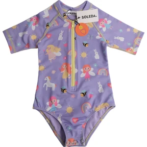 Uv Güneş Korumalı Upf 50 Bebek Çocuk Mayosu Fairy Garden