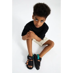 Juju Hafif Erkek Çocuk Siyah Sandalet