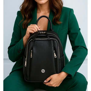 Kadın Sırt Çantası Süper Hafif Yumuşak Deri Tasarımı Elde Taşınabilir Çok Gözlü Çanta