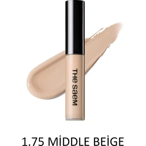 The Saem Uzun Süre Kalıcı Likit Kapatıcı Cover Perfection Tip Concealer - Middle Beige