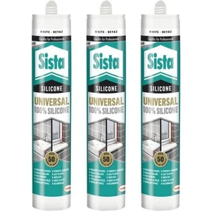 Üniversal Silikon Beyaz 280ML 3 Adet