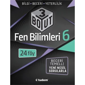 Tudem Yayınları 6. Sınıf Fen Bilimleri Yeni Nesil Sorularla