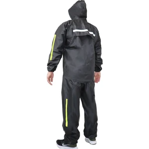 Şapkalı Kapişonlu Yağmur ve Rüzgar Geçirmez Pvc Motorcu Yağmurluk  Alt Üst Takım Dikişsiz Garantli  Şapkalı Reflektörlü Yağmurluk %100 Su Geçirmez