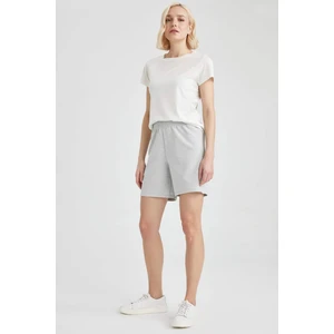 Regular Fit İnce Sweatshirt Kumaşı Bermuda U4570AZ23SM