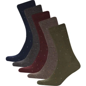 Erkek 5'li Pamuklu Uzun Çorap A7557AXNS