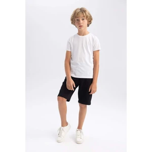Erkek Çocuk Regular Fit Sweatshirt Kumaşı Şort  B0900A8NS