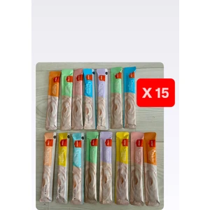 8 Çeşitli Sıvı Krema Kedi Ödül Maması 14 gr x 15 Adet SK:09.2026