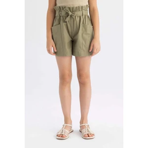 Kız Çocuk Keten Şort