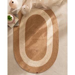 Alsace Oval Kilim - Naturel/krem - 90X150 cm