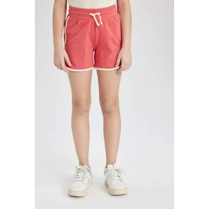 Kız Çocuk Beli Lastikli Basic Düz Şort B5164A824HS