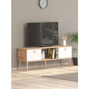 140 cm Ela Atlantik -Beyaz Tv Ünitesi