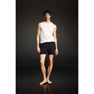 DeFactoFit Sporcu Baskılı Esnek Dokulu Kısa Boy Deniz Şortu B5952AX24HS