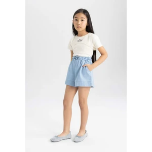 Kız Çocuk Jean Şort B6386A824SM