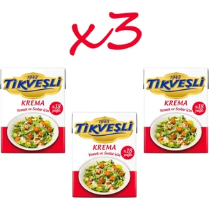 %18 Yağlı Krema 3X200 ML