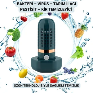 Meyve ve Sebze Yıkama Dezenfekte Makinası, Virüs, Temizleyici, Ozon Temizleyici