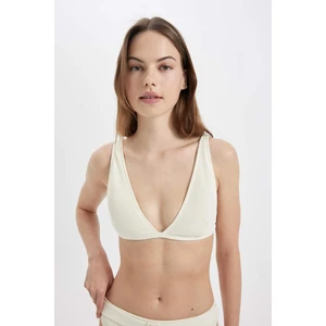 Regular Fit Ribana Basic Düz Bikini Üstü T5224AZ24SM