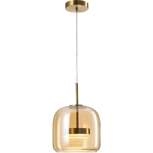 Brook 12 Watt 3000KESKITME Bal Camlı Tekli LED Sarkıt Avize