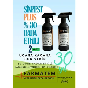 Plus % 30 Daha Etkili 2 Adet 500ML Karasinek, Sivirisinekve Haşere Ilacı