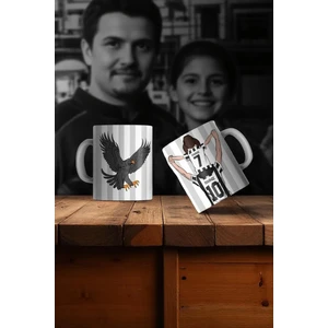 Beşiktaş Taraftarı Baba ve Kız Isimli Kupa Bardak – Kartal Ruhunu Paylaşmanın En Güzel Hali