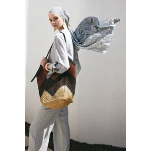 Deluxe Summer Şal Alice Soft Mavi