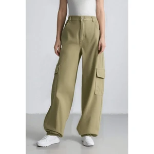 Coool Jogger Pantolon Gabardin Kumaş Normal Bel Basic Düz Kargo Cepli B0454AX24SP