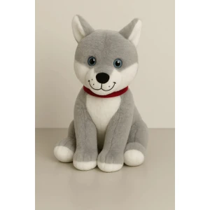 Pollytoys  Peluş Tasmalı Kurt Köpek - 60 cm