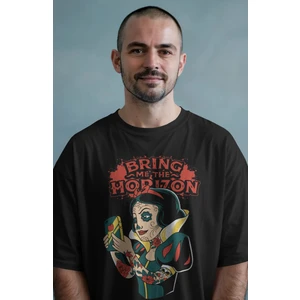 Fuddy Moda  Rock Band Bring Me The Horizon Baskılı T-Shirt, Rock-Metal Müzik Baskılı Tişört