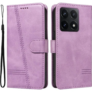 Bdt Shop Xiaomi 14T Için Kılıf Manyetik Kapatma Kart Yuvaları ve Destek Standı Darbeye Dayanıklı Pu Deri Kılıf (Yurt Dışından)