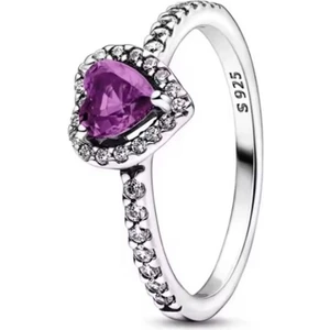 925 Ayar Gümüş Kalp P Dora Ciddi Ilişki Yüzüğü Kalpli Yüzük