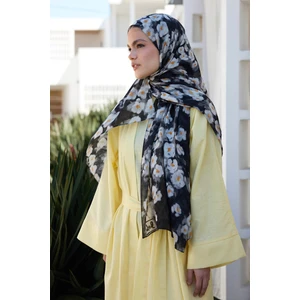 Deluxe Summer Şal Soil Siyah