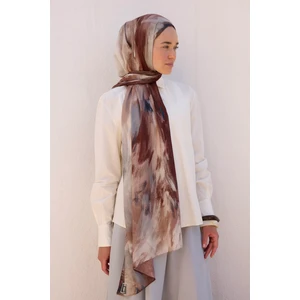 Deluxe Summer Şal Gray Coffee