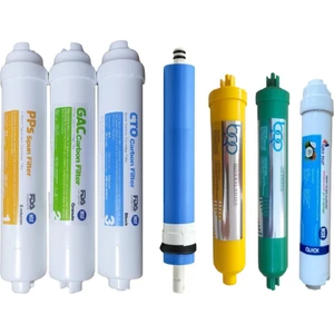 Su Arıtma Cihazı 7 Aşama Filtre Seti Kapalı Kasa Su Arıtma Ph (Alkali) ve Mineralli Filtre Seti