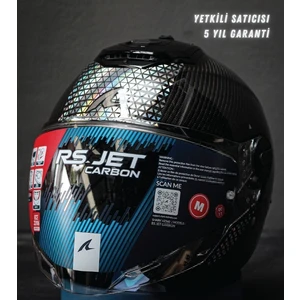 Rs Jet Carbon Ikonik Dıd Açık Kask