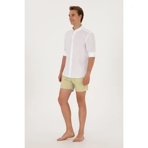 U.s. Polo Assn. Erkek Koyu Sarı Deniz Şortu 50299751-VR094