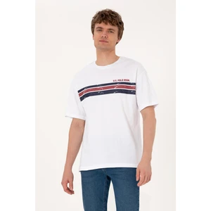 U.s. Polo Assn. Erkek Beyaz Tişört 50306912-VR013