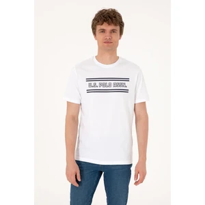 U.s. Polo Assn. Erkek Beyaz Tişört 50306907-VR013