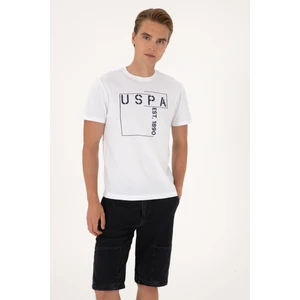 U.s. Polo Assn. Erkek Beyaz Tişört 50306908-VR013