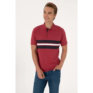 U.S. Polo Assn. Erkek Regular Fit Vişne Polo Yaka Tişört 50306808-VR223