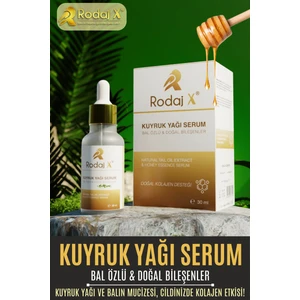 Kuyruk Yağı Serum Bal Özlü Doğal Kolejen Desteği Leke Karşıtı 30 ml