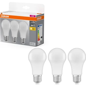 LED 8W 2700K 806LM E27 Duy Sarı Işık 3'lü Ampul