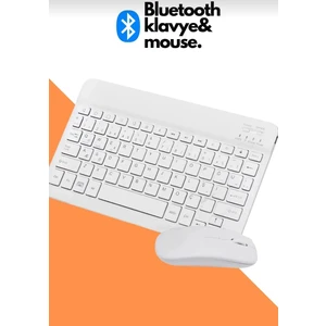 Tablet ve Telefonlar Için Uyumlu Bluetooth Klavye ve Mouse