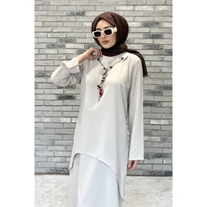 MYQ-538 Mybasic Kolye Dtaylı Tunik