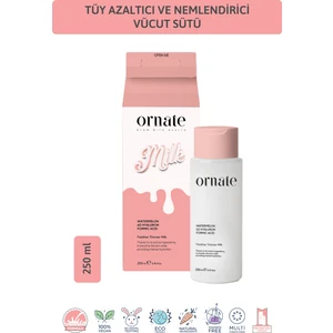 Tüy Azaltıcı ve Yoğun Nemlendirici Vücut Sütü 4d Hyaluronic Acid 250 ml Vegan
