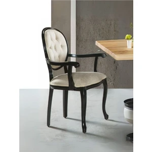 Gazzini Furniture Madalyon Kolçaklı Kapitoneli Sandalye