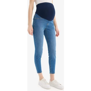 Skinny Fit Yırtık Detaylı Yüksek Bel Düz Paça Uzun Hamile Pantolon X2068AZ24SP