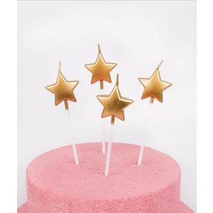 4'lü Yıldız Gold Mum