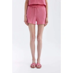 Regular Fit Normal Bel Düz Paça Bürümcük Şort D0568AX24SM