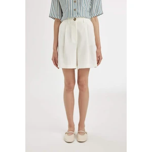 Yüksek Bel Geniş Paça Şort