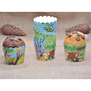 Safari Cupcake Kapsülü 25 Adet